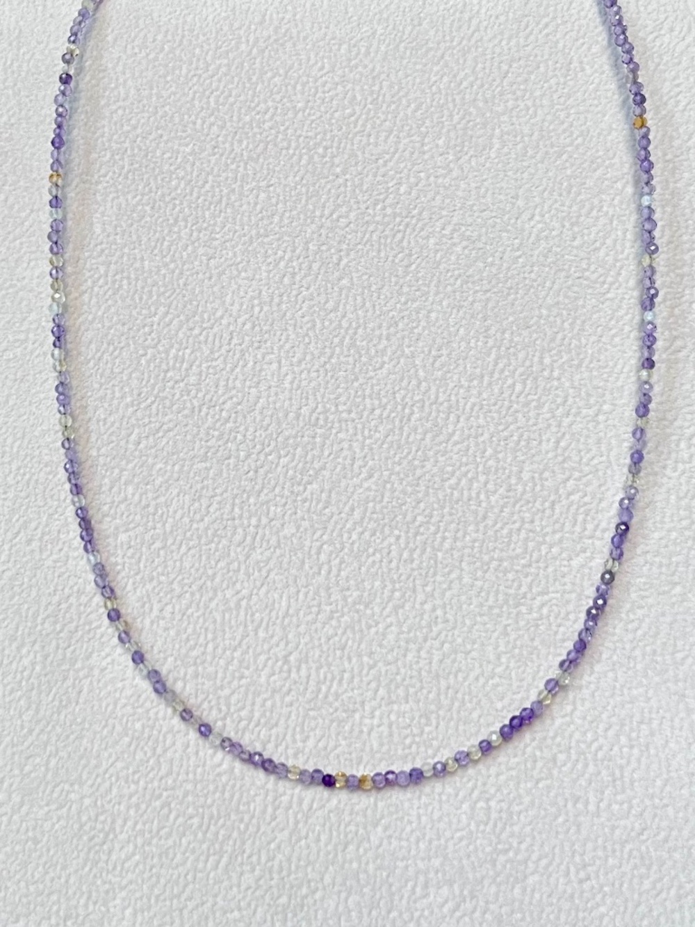 N075 | Genuine Ametrine Micro Beaded Necklace